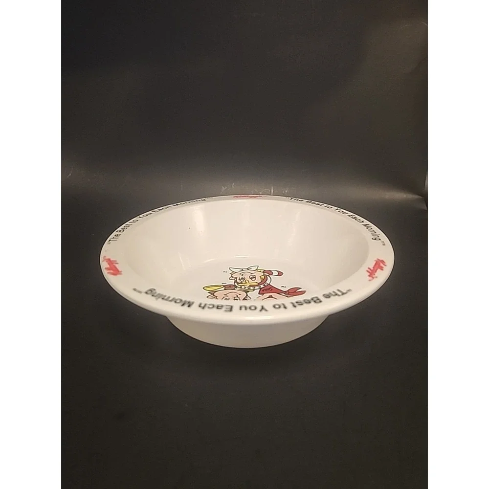 Vintage‎ Kelloggs Cereal Bowl: Rice Bubbles, Snap Crackle Pop